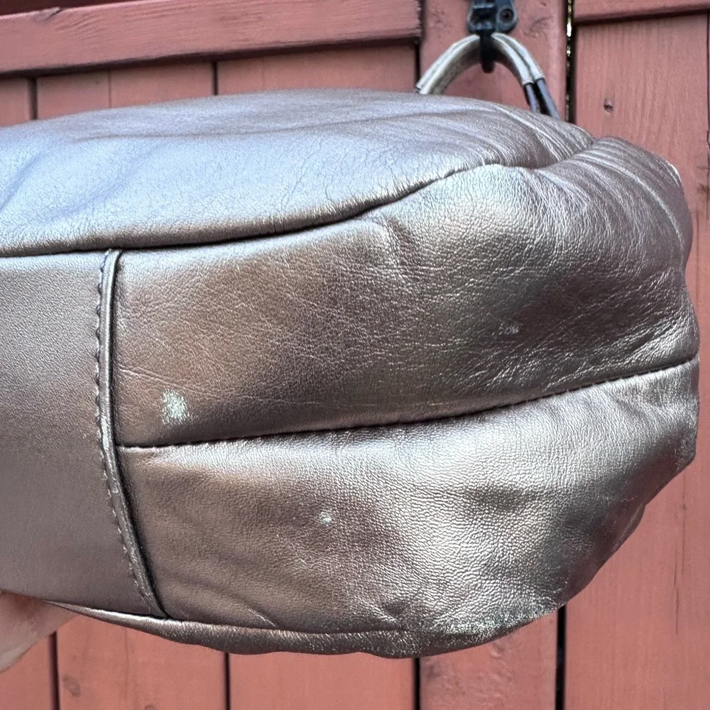 Coach SoHo Lynn Hobo Shoulder Bag Metallic Bronze - Picture 5 of 16